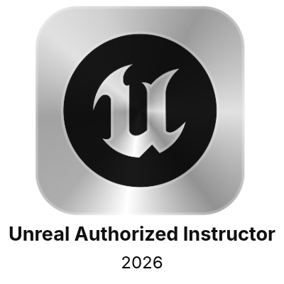 Unreal Engine Authorized Instructor badge