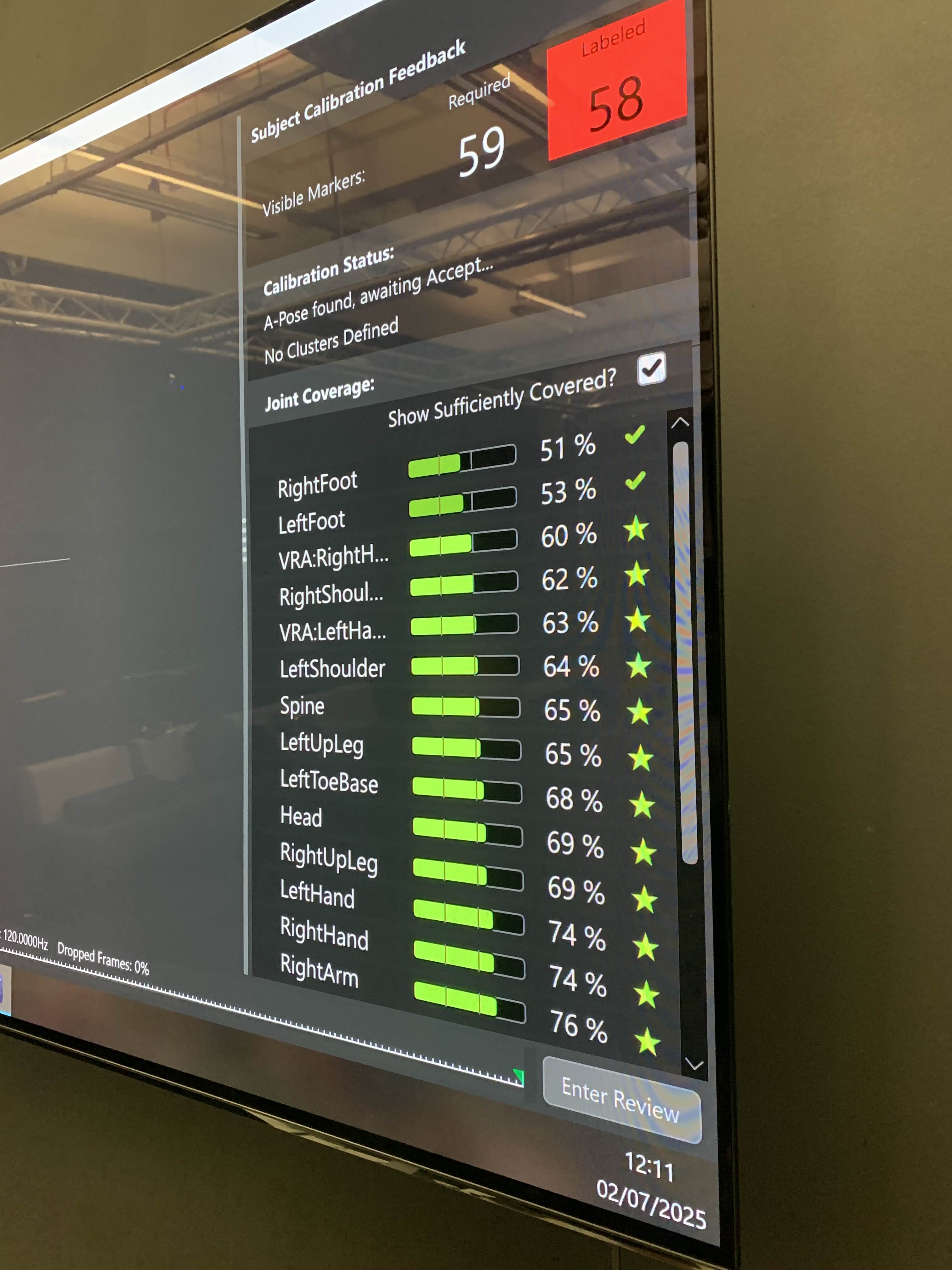 Motion capture shoot